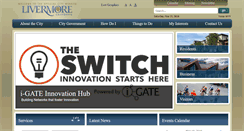 Desktop Screenshot of cityoflivermore.net