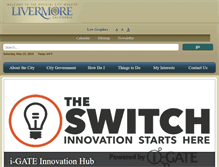 Tablet Screenshot of cityoflivermore.net